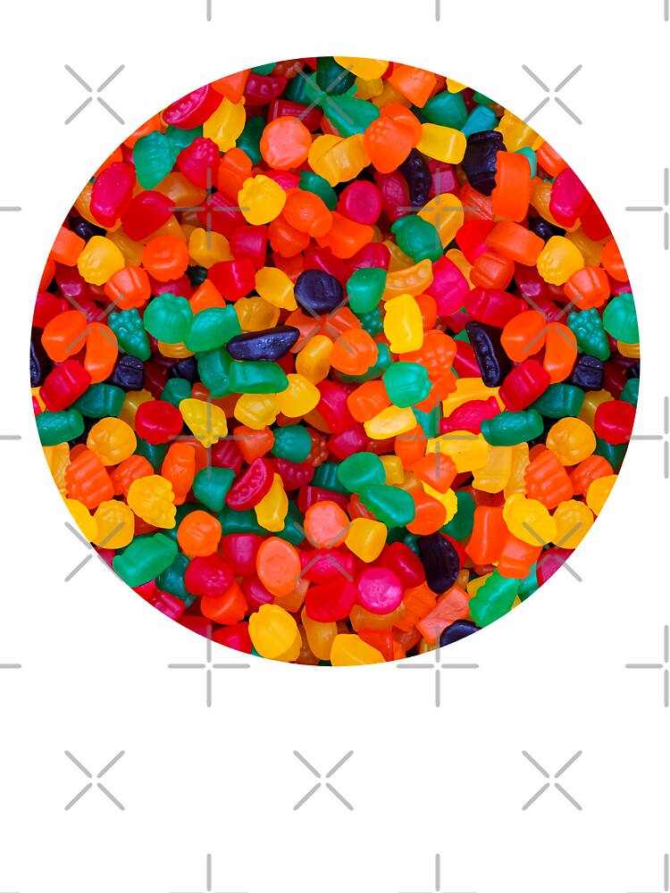 Jujube Gummy Real Candy Pattern Baby One Piece By Patternsoup Redbubble