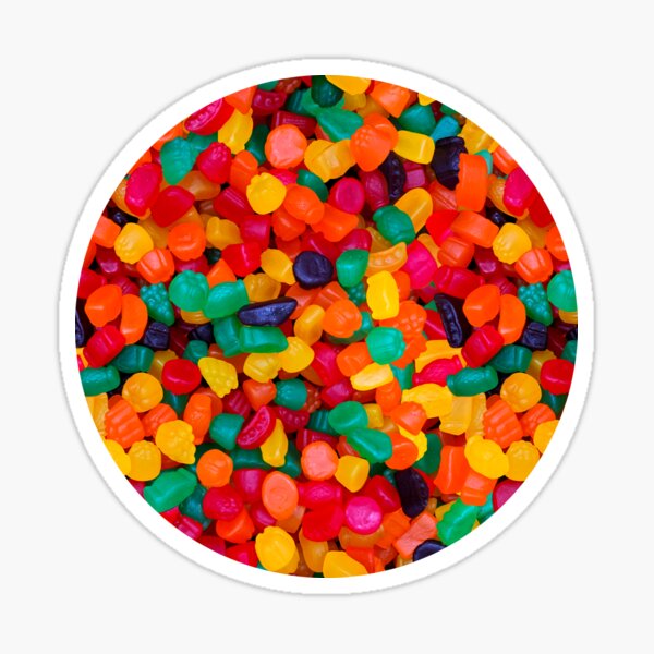 Item preview, Jujube Gummy Real Candy Pattern designed and sold by patternsoup.