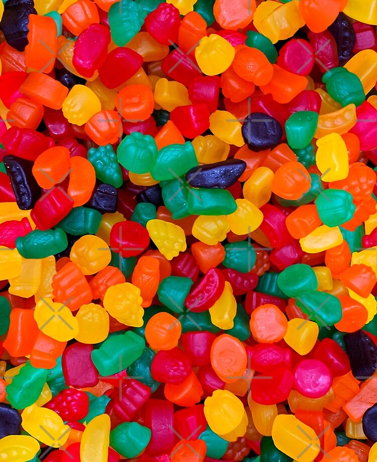 Jujube Gummy Real Candy Pattern Ipad Case Skin By Patternsoup Redbubble