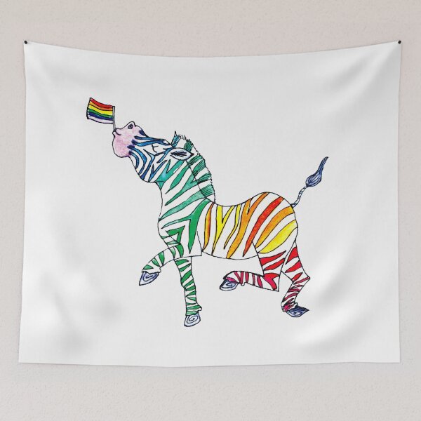 Item preview, Pride Zebra designed and sold by artyness.