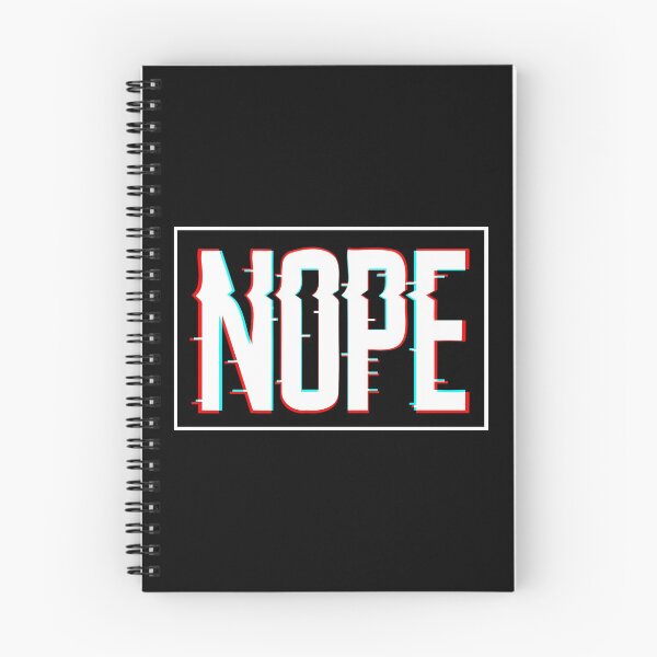 Item preview, Nope font 3d design frame chromatic aberration designed and sold by KleinJenny.
