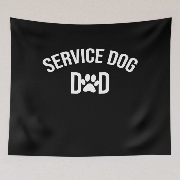 Item preview, Servicio Perro Papá Camiseta No acariciar Divertido Apoyo emocional Humano designed and sold by JoDesignLab.