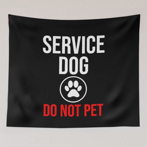 Item preview, Camiseta de perro de servicio No acariciar apoyo emocional divertido humano designed and sold by JoDesignLab.