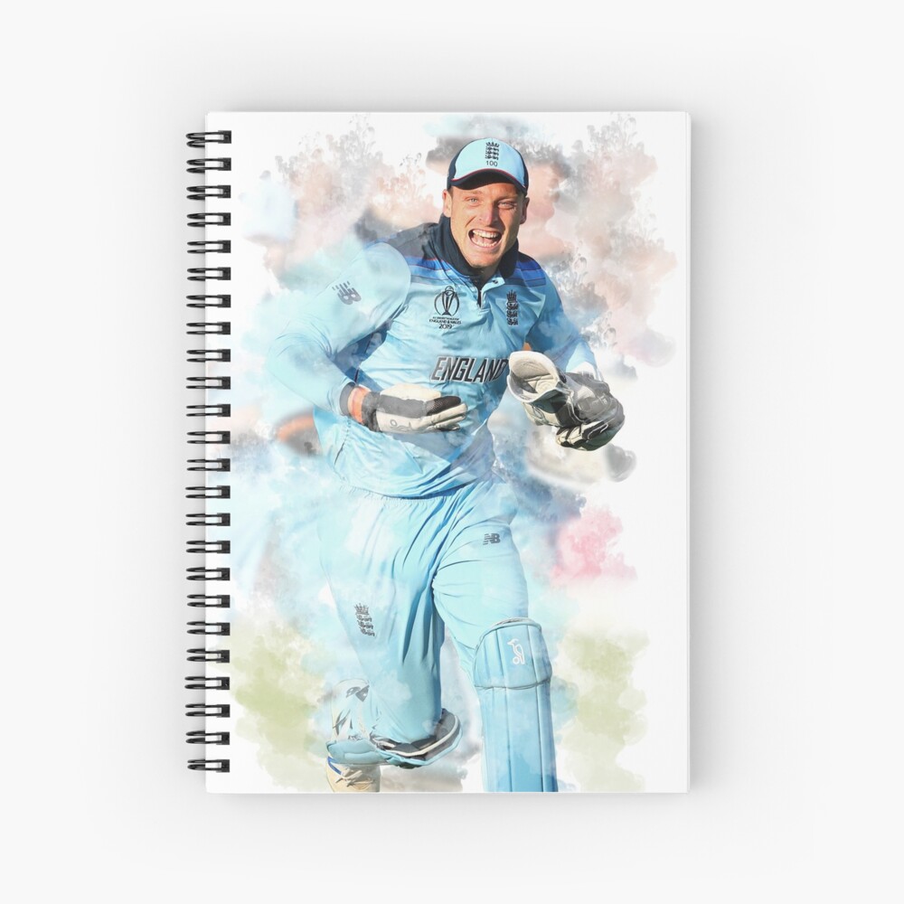 Jos Buttler Spiral Notebook By Cyclinggraphics Redbubble