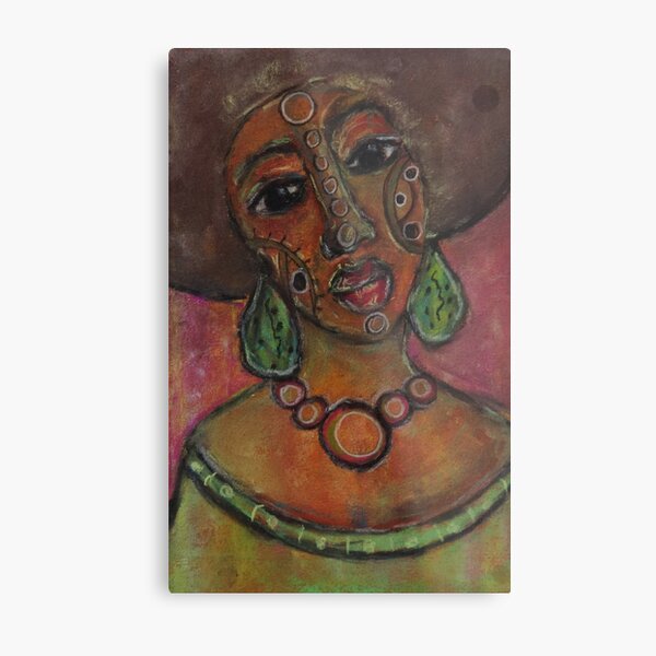 Pastel Portrait - S64 Metal Print