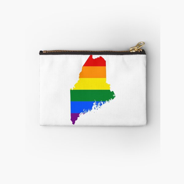 Item preview, LGBT Flag Map of Maine  designed and sold by abbeyz71.