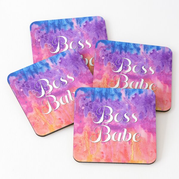 Item preview, Boss Babe Rainbow Watercolor designed and sold by Daydreamer Alley.