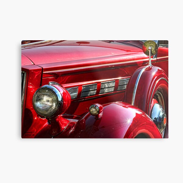 " Red and Red " Metal Print
