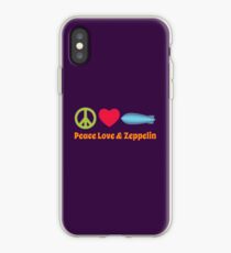 Peace Love & Zeppelin iPhone Case