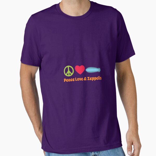 Item preview, Peace Love & Zeppelin designed and sold by Zeppy.