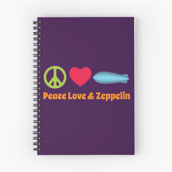 Item preview, Peace Love & Zeppelin designed and sold by Zeppy.