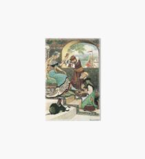 I AM ABLE TO DO EVERYTHING SAID THE MAN from the story THE KINGDOMS OF COPPER, SILVER, AND GOLD in The Russian Story Book Art Board Print