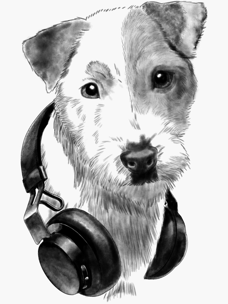 "Parson Russell Terrier" Sticker for Sale by alwedesigns Redbubble