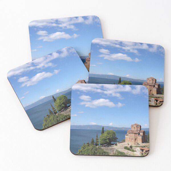 Item preview, Jovan Kaneo church Lake Ohrid landscape Macedonia  designed and sold by goceris.