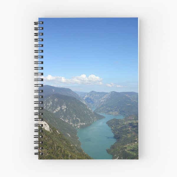 Item preview, viewpoint Banjska stena Tara mountain and Drina river landscape in summer  designed and sold by goceris.