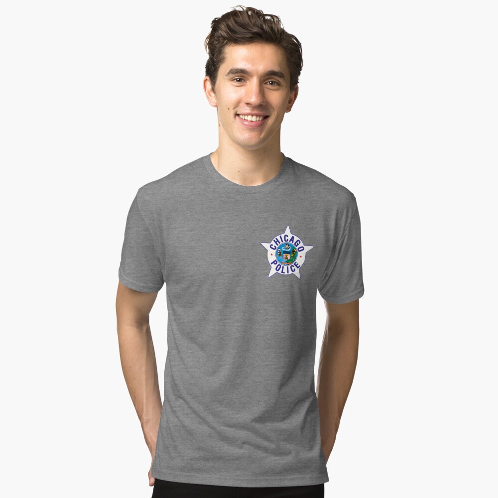 Men's Chicago Cubs Gray Local Tri-Blend T-Shirt