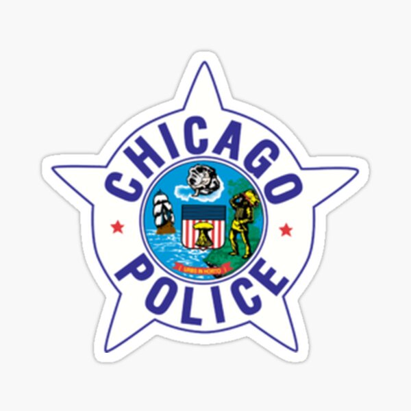 Vista previa del artículo con la obra «Insignia de la policía de Chicago», diseñado y vendido por sxftpesy ✨.