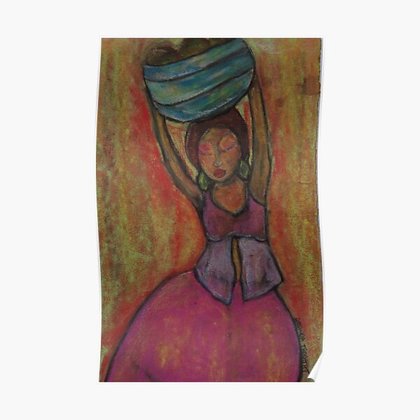 Pastel Portraits - S67 Poster