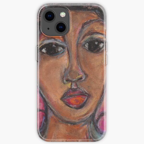 Pastel Portrait - S70 iPhone Soft Case
