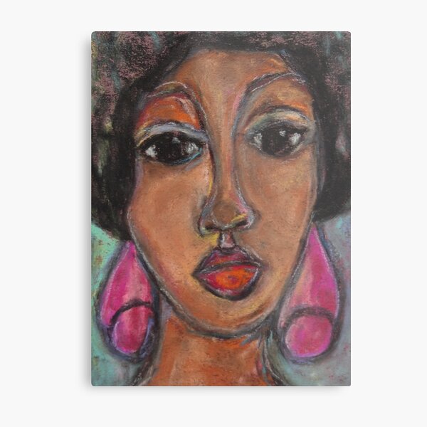 Pastel Portrait - S70 Metal Print