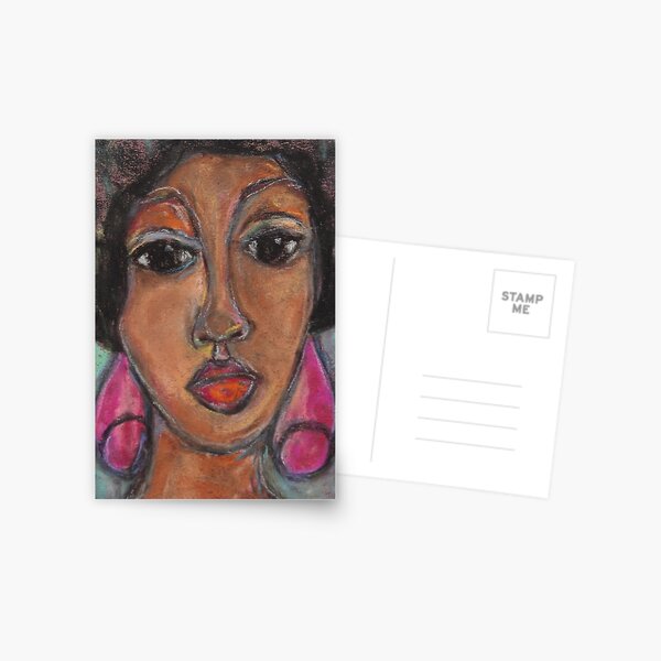 Pastel Portrait - S70 Postcard
