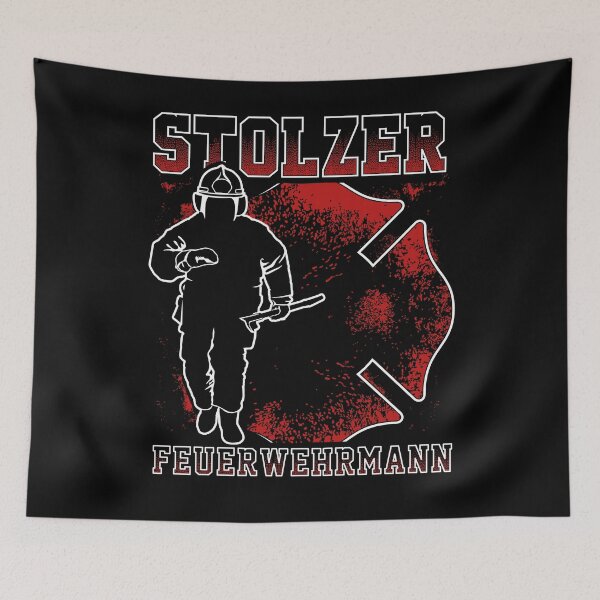 Item preview, Proud firefighter firefighter extinguishing hero designed and sold by NixBob.