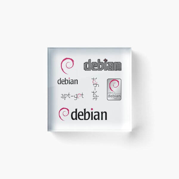 Item preview, debian operating system linux sticker set designed and sold by yourgeekside.