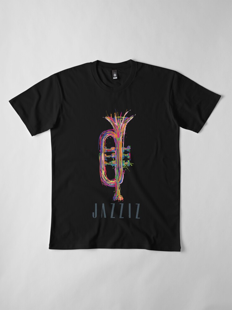 Alternate view of JAZZIZ “Trumpet” Premium T-Shirt