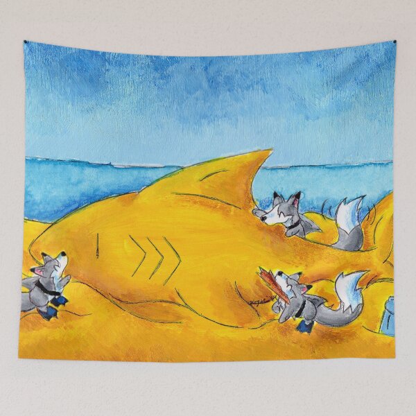 Item preview, SandShark Building designed and sold by KOKeefeArt.