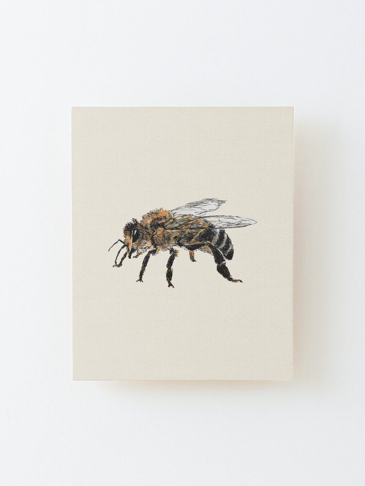 Alternate view of Honey Bee Mounted Print