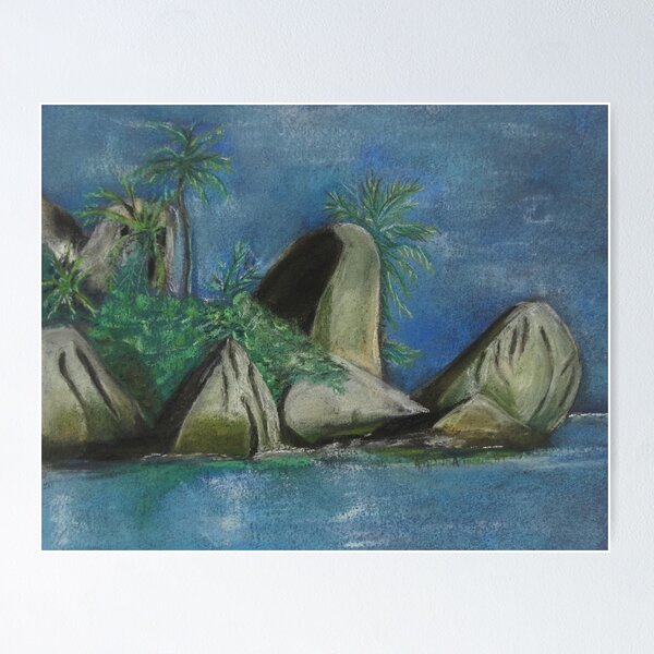 Pastel Seascape S77 Poster
