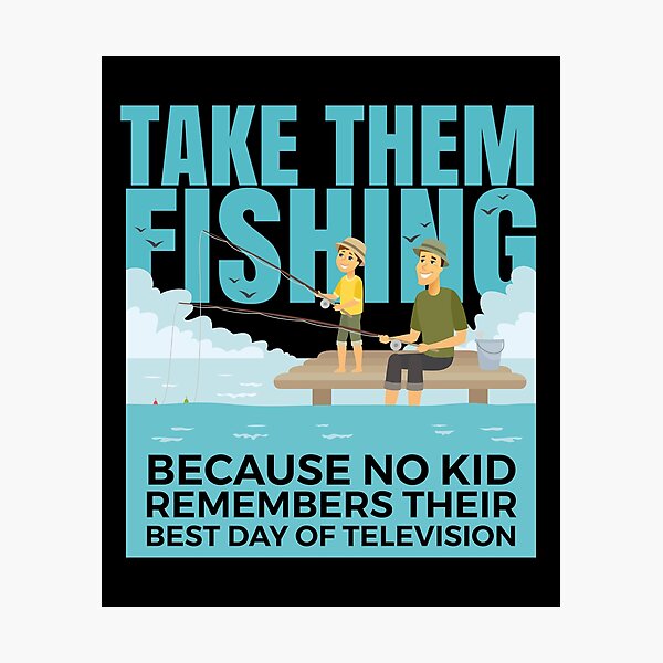Item preview, Take them fishing fun design. designed and sold by blive.
