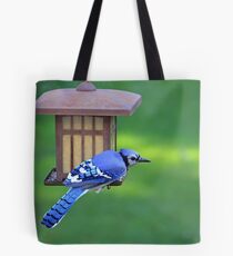 Blue Jay Snack Time Tote Bag