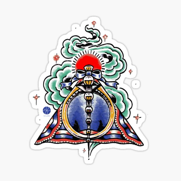 Deathly Hallows Fanart Sticker