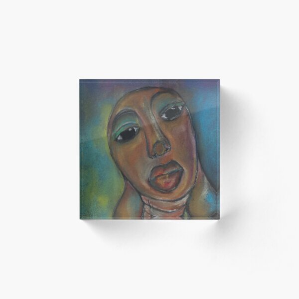 Pastel Portrait - S80 Acrylic Block