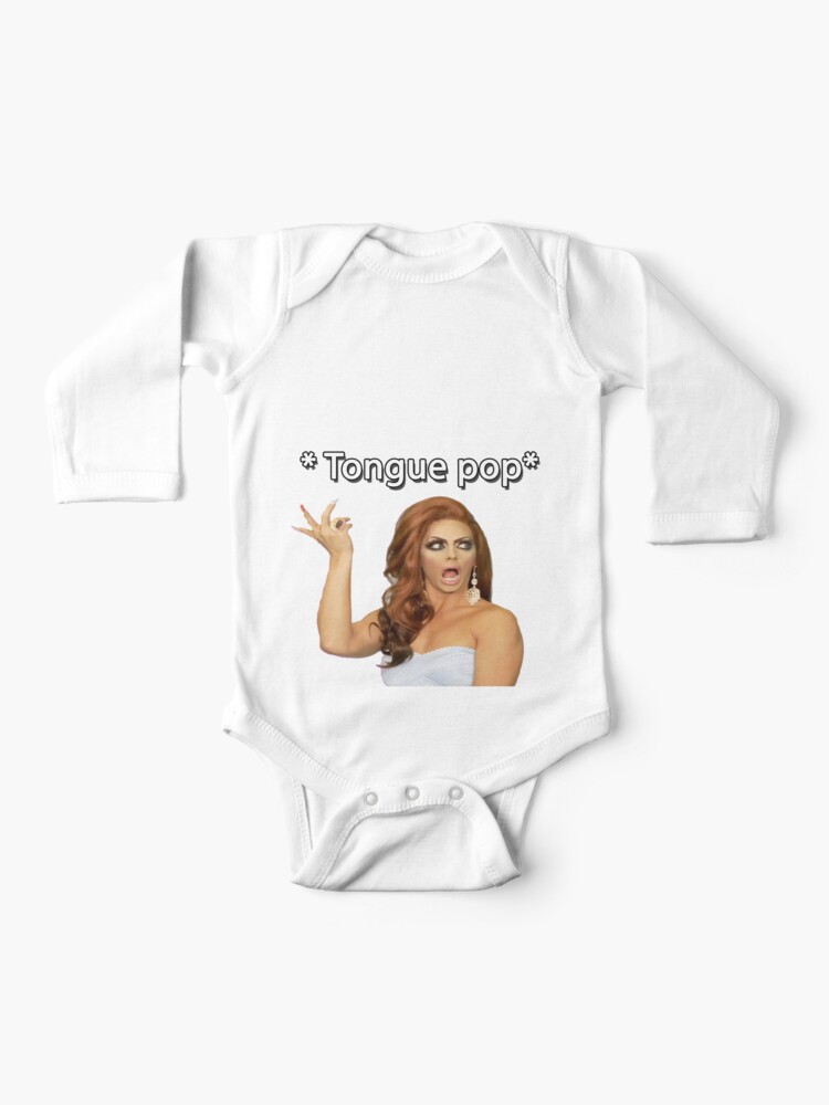 Alyssa Edwards Tongue Pop Baby One Piece By Willlivingston Redbubble