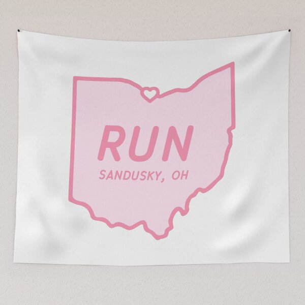 Item preview, Run Sandusky Heart  designed and sold by SunnyLemonader.