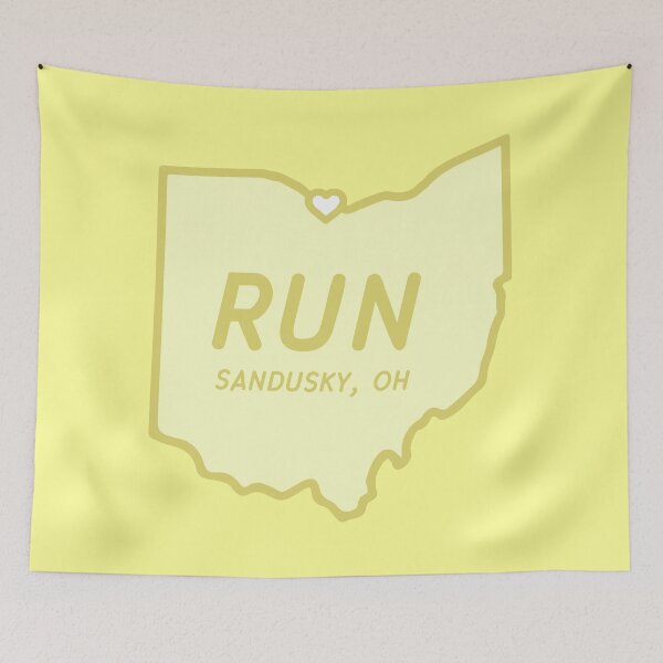 Item preview, Run Sandusky Heart  designed and sold by SunnyLemonader.