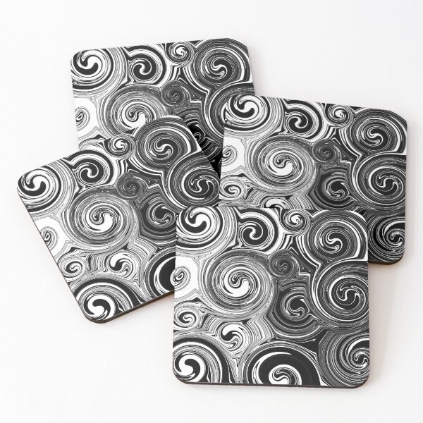 Item preview, Swirl black white designed and sold by Patricia Piotrak.