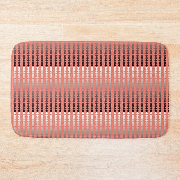 Item preview, Satin Dots, Coral and Pewter designed and sold by Marymarice.