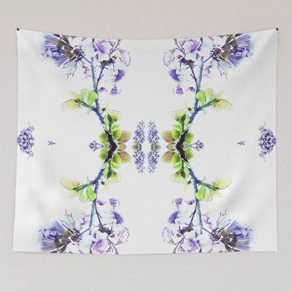Item preview, stylized flowers pattern designed and sold by TessAndre.