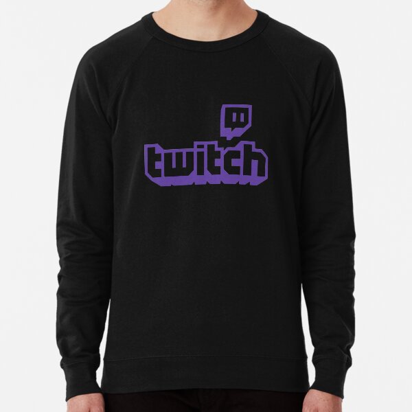 BEST SELLER - Twitch Logo Merchandise Lightweight Sweatshirt