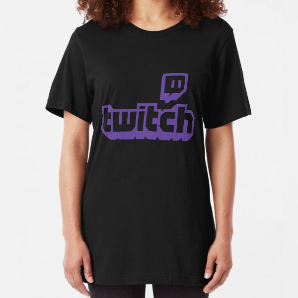 BEST SELLER - Twitch Logo Merchandise Slim Fit T-Shirt