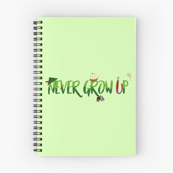 Item preview, NEVER GROW UP designed and sold by thimbletinker.