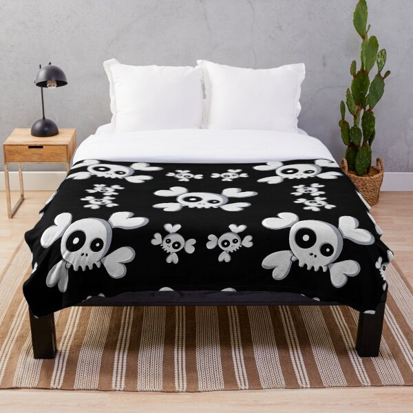 Cute Skullz Throw Blanket