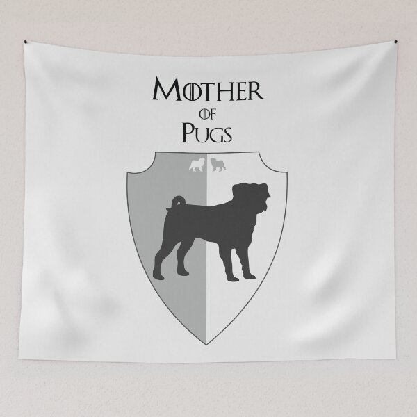 Item preview, Mother of Pugs (Light Colored Shirts) designed and sold by ZeldaDoodle.