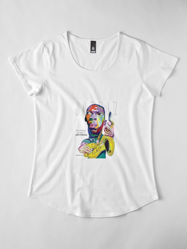Alternate view of JAZZIZ “Fall 2018” Premium Scoop T-Shirt