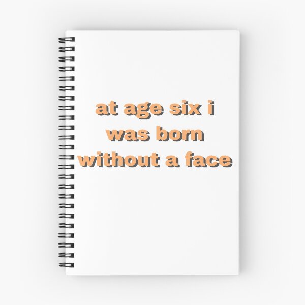 Item preview, at age six i was born without a face designed and sold by CoraBee.