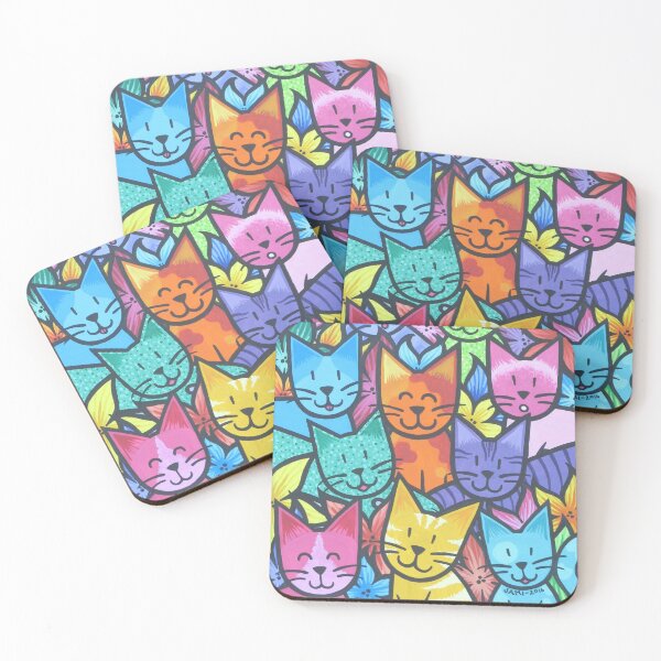 Item preview, Kitties & Flowers designed and sold by Jami Moore.
