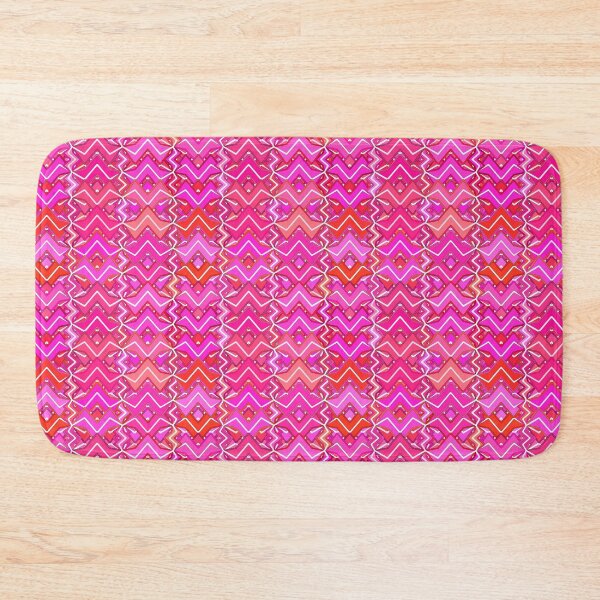 Item preview, Tribal Batik, Fuchsia, Coral Pink, and Red designed and sold by Marymarice.